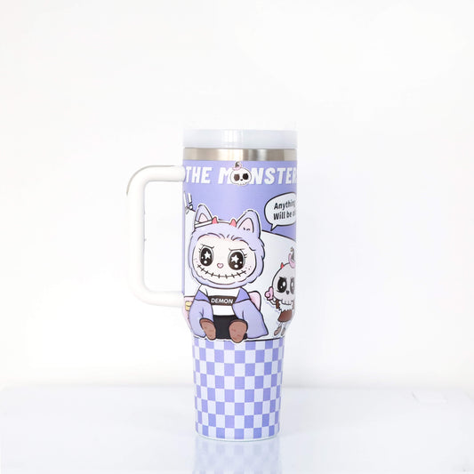 Astryra® x Labubu Blue Check